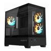 Gigabyte C201 PANORAMIC, Mid Tower, mini-ITX/m-ATX, Black, H431x W242x D430 mm, 5 Slots, USB 3.0 x2, H=502 W=313 D=525 mm