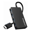 Simplecom CH352 USB-A to 4xPort SuperSpeed USB 3.2 Gen1, 5Gbps, plug  play, bus-powered, ABS, 76x41x11mm, 35g, 15cm cable, Win/macOS/Linux compatible