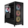 Corsair FRAME 5000D RS ARGB High-Airflow Mid-Tower PC Case - Black, ATX, 450mm GPU, 175mm CPU cooler, 360mm rad, 4x RS140 ARGB, 1x USB-C 3.2