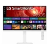 LG 27" 4K UHD IPS Smart Monitor with webOS, USB-C (65W PD), AirPlay 2, Bluetooth, DCI-P3 90%, Magic Remote support, and full ergonomic stand