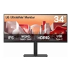 LG 34" (21:9) WQHD CURVED IPS, HDMI(2), DP, USB-C, 90W, LAN, KVM, H/ADJ, VESA, 3YR