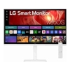 LG 31.5" 4K UHD Smart Monitor with webOS, USB-C PD 65W, AirPlay 2, DCI-P3 90%, Bluetooth, 5ms, 60Hz, and tilt/height/swivel/pivot stand