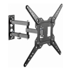 Brateck LPA68-443 Economical Full-Motion TV Wall Mount, Fit Screen Size: 23"-55" Up to 30 KG, Fine Texture Black,382x430x430mm (new)