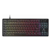 Corsair K55 CORE TKL RGB Gaming Keyboard, 1000Hz, 12KRO, rubber-dome switched, USB 2.0 wired, dedicated media/WIN lock, iCUE support
