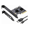 Simplecom EC365 PCIe x4 to 2-Port USB 3.2 Gen II Type-C with Mini DisplayPort Input for USB-C DP Alt Mode Expansion Card