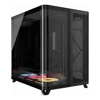 Corsair AIR 5400 LX-R RGB iCUE LINK Triple Chamber Mid-Tower PC Case - Black; ATX/E-ATX; 467x470x340mm; TG; 360GPU; 180CPU; 360RAD; USB-C
