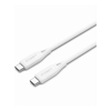 Cygnett Essentials USB-C to USB-C (2.0) Cable (2M) - White (CY4694PCTYC), 3A/60W, 480Mbps, Turbo Charge, Best for Laptop, 2 Years Warranty