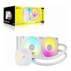 Corsair iCUE LINK TITAN 240 RX RGB AIO Liquid CPU Cooler - White, 73.5 CFM, 2100 RPM, Aluminum Radiator, Copper Cold Plate, Intel/AMD Support