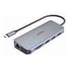 Unitek 9-in-1 USB-C 4K Hub Grey