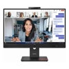 ThinkVision T27QD-4v 27in IPS 2560x1440 1x HDMI 2.1 TMDS 1x DP 1.4 1x USB-C Cam Mic Spk Tilt Swivel Pivot Height Adj Stand 1x USB-C 3x USB-A 1x USB-C 3Y Warranty