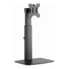 Brateck Single Free Standing Screen Pneumatic Vertical Lift Monitor Stand Fit Most 17"-32" Flat and Curved Monitors Up to 7 kg VESA 75x75/100x100