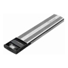 Oxhorn  USB C 3.2 Gen 2 M.2 NVMe NGFF Enclosure 10 Gbps B+M Key M.2 NVMe SSD up to 4TB 2280/2260/2242/2230 Aluminum Macs Windows USB-A Silver 2 YR WTY