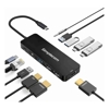 Simplecom CHT811 11-in-1 USB-C 4K Triple Display MST Docking Station with Dual HDMI DP