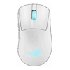 ASUS ROG Keris II Origin Gaming Mouse Moonlight White, ROG Micro Switch II, USB/Bluetooth/RF 2.4GHz, 8000Hz, AURA Sync, 2m paracord