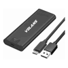 Volans VL-U3M2-S, Aluminum M.2 SATA SSD to USB-C External Enclosure, 1 Year Warranty