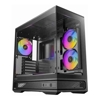 Antec C2M ARGB - Black, Micro-ATX/ITX, steel/glass, 5 slots, 415mm GPU, 165mm CPU, 240mm ARGB fan, USB-C 10Gbps