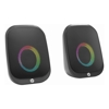 HP DHS-2113 Wired Bluetooth Speaker Portable USB AUX LED Stereo Sound Black