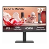 LG 27" 27U710B-B, IPS QHD 2560x1440, HDR10, 75Hz, 5ms, sRGB 99%, HDMI x2, DP 1.4, 5Wx2 speakers