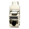 Cat 6A FTP Shielded Keystone Jack Black. Tooless 180 degree IDC 110