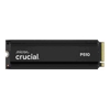 Crucial P510 2TB Gen5 2280 NVMe M.2 SSD Heatsink 10,000 / 8,700 MB/s R/W 1200TBW 1.4M IOPS 1.5M hrs MTTF Full-Drive Encryption 5yrs