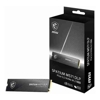 MSI SPATIUM M571 DLP PCIe 5.0 NVMe M.2 4TB, PCIe 5.0x4, NVMe 2.0, M.2 2280, Phison E28, 14500/11000MB/s, 2600K IOPS, 2800TBW, 5yr wty