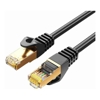 8Ware CAT7 Cable 1m - Black Color RJ45 Ethernet Network LAN UTP Patch Cord Snagless