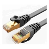 8Ware CAT7 Cable 2m - Black Color RJ45 Ethernet Network LAN UTP Patch Cord Snagless Flat cable