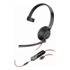 Poly Blackwire 5210 Monaural USB-C Headset +3.5mm Plug +USB-C/A Adapter (Bulk)