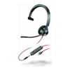POLY BLACKWIRE 3315 MONAURAL M ICROSOFT TEAMS CERTIFIED USB-C HEADSET 3.5MM PLUG USB-C/A