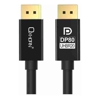 Oxhorn 4K DisplayPort 2.1 DP80 Cable 1.8m Male to Male V2.1 16K@60Hz Gold-Plated Aluminum High Speed VESA Certified  for Gaming Monitor TV PC Laptop