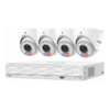 TP-Link Omada T8S4-2T - Omada 8MP Turret PoE Security Camera System with 2TB HDD, 4 Cameras with 16-Channel NVR (Omada Camera)