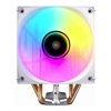 Antec F400 ARGB - White, 120mm ARGB PWM Fan, 4 Copper Heat Pipes, 205W TDP, 600-1700RPM, 63CFM Airflow, Intel LGA1851/1700, AMD AM5