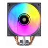 Antec F400 ARGB - Black, 120mm ARGB PWM Fan, 4 Copper Heat Pipes, 205W TDP, 600-1700RPM, 63CFM Airflow, Intel LGA1851/1700, AMD AM5