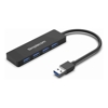 Simplecom CH362 4-Port SuperSpeed USB 3.0 (USB 3.2 Gen 1) Type-A Hub Aluminium