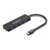 Simplecom CH360 SuperSpeed USB-C to 4-Port USB-A Hub USB 3.2 Gen1 Aluminium