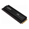 Crucial T500 1TB Gen4 NVMe SSD w Heatsink - 7300/6800 MB/s R/W 600TBW 1440K IOPs 1.5M hrs MTTF DirectStorage Acronis True Image Adobe Creative Cloud