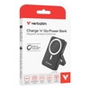 Verbatim Power Bank Magnetic Wireless 10,000mAh with Stand - Black