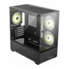 MSI MAG PANO M110R - Black, Mini Tower, 270 Panoramic Glass, Micro-ATX/Mini-ITX, 3x ARGB Fans, 360mm Radiator, 410mm GPU, USB-C, 5 Expansion Slots