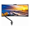 Mount Up! Bundle. 34" UWQHD 100Hz UltraWide Curved Monitor, 5MP Webcam & Ergonomic Arm