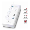 Sansai 4 Way Powerboard 4 Outlet 2xUSB-A 2xUSB-C Charging Ports Ports 10A 240V Individually Switched 2 extra spaced sockets 1M Length