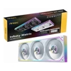 Antec IM 360 ARGB White, 360mm Triple PWM Fan Kit, ARGB, 800-1800RPM, 134.43CFM, 1.48mmAq Air Pressure, Hydraulic Bearing, 2Y Warranty
