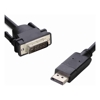 8ware DisplayPort DP to DVI-D 2m Cable Male to Male 24+1 Gold plated Supports video resolutions up to 1920x1200/1080P Full HD @60Hz